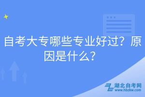 自考大專哪些專業(yè)好過？原因是什么？