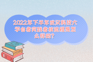 2022年下半年武漢科技大學自考實踐考核流程是怎么樣的？