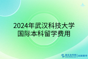 2024年武漢科技大學(xué)國際本科留學(xué)費(fèi)用 2024年武漢科技大學(xué)國際本科留學(xué)費(fèi)用