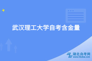 武漢理工大學自考含金量