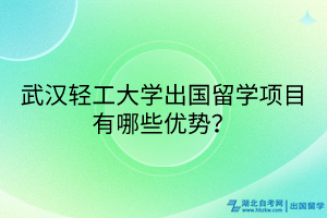 武漢輕工大學(xué)出國(guó)留學(xué)項(xiàng)目有哪些優(yōu)勢(shì)？
