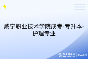 咸寧職業(yè)技術(shù)學(xué)院成考-專升本-護(hù)理專業(yè)