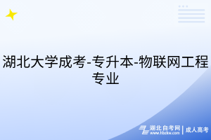 湖北大學(xué)成考-專升本-物聯(lián)網(wǎng)工程專業(yè)
