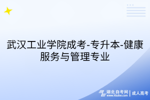 武漢工業(yè)學(xué)院成考-專(zhuān)升本-健康服務(wù)與管理專(zhuān)業(yè)