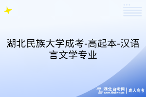 湖北民族大學(xué)成考-高起本-漢語(yǔ)言文學(xué)專業(yè)