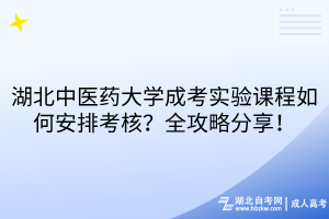 湖北中醫(yī)藥大學(xué)成考實(shí)驗課程如何安排考核？全攻略分享！