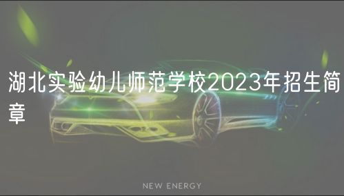 湖北實(shí)驗(yàn)幼兒師范學(xué)校2023年招生簡(jiǎn)章