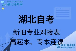 湖北省高等教育自學考試藝術類專業(yè)新舊專業(yè)對接表（高起本、專本連讀）_新舊專業(yè)_專業(yè)代碼_專科本科代碼