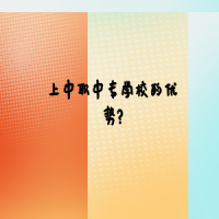 上中職中專(zhuān)學(xué)校的優(yōu)勢(shì)?