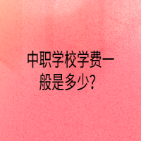 中職學(xué)校學(xué)費(fèi)一般是多少？