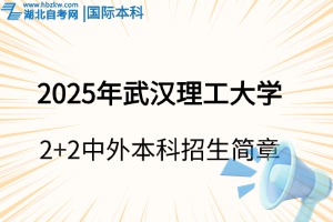2025年華中師范大學2+2中外本科招生簡章