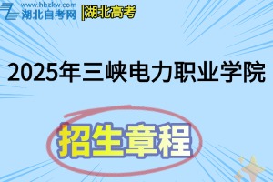 2025年三峽電力職業(yè)學(xué)院招生章程