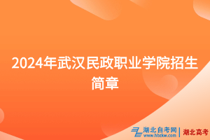 2024年武漢民政職業(yè)學(xué)院招生簡(jiǎn)章