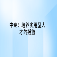 中專：培養(yǎng)實(shí)用型人才的搖籃