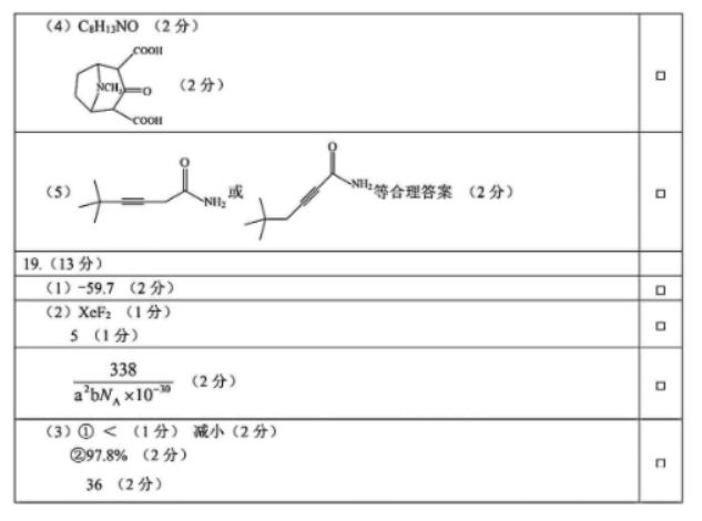 2024年湖北高考化學(xué)調(diào)研試題及答案 (10) 2024年湖北高考化學(xué)調(diào)研試題及答案 (10)