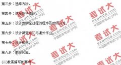 湖北教師資格證面試指導(dǎo):教學(xué)方案的編寫