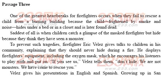 大學英語四級考試樣題及答案：聽力理解