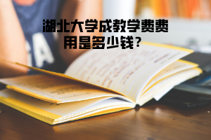 湖北大學成教學費費用是多少錢？