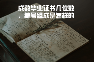 湖北中醫(yī)藥大學(xué)成教畢業(yè)證書幾位數(shù)，編號(hào)組成是怎樣的