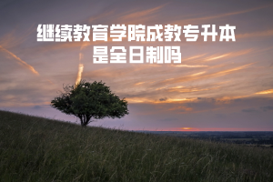 武漢工程大學(xué)繼續(xù)教育學(xué)院成教專升本是全日制嗎