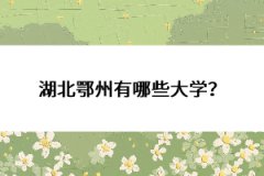 湖北鄂州有哪些大學(xué)？