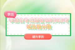 孝感自考成績(jī)查詢時(shí)間和考試及格分?jǐn)?shù)